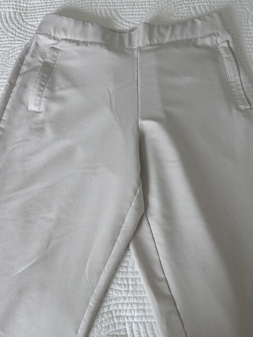 Womens Golf Slim Casual Pants in Light Beige